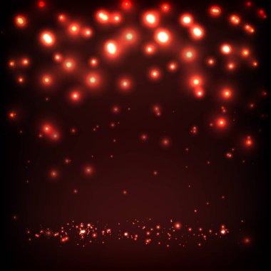 Koyu Kırmızı Noel Parıltısı Arkaplanı