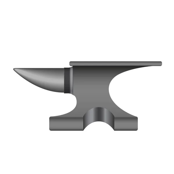 Vintage Blacksmith Tool Anvil Symbol Logo Design — ストックベクタ