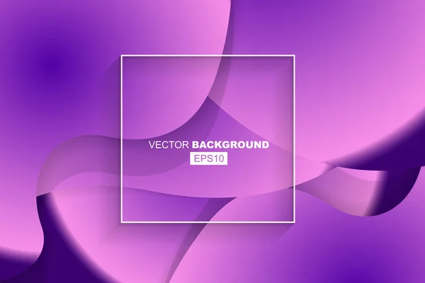 Geometric Modern Fluid Background Composition Gradients Shadows Lights — Stock Vector
