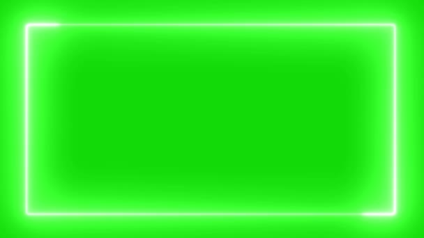 Boucle sans couture Foudre Néon Cadre énergétique Arrière-plan ou frontière 