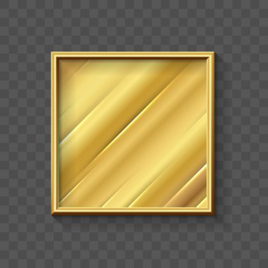 Reklam Bayrağı için Altın Modern Çerçeve Sınır Tasarımı