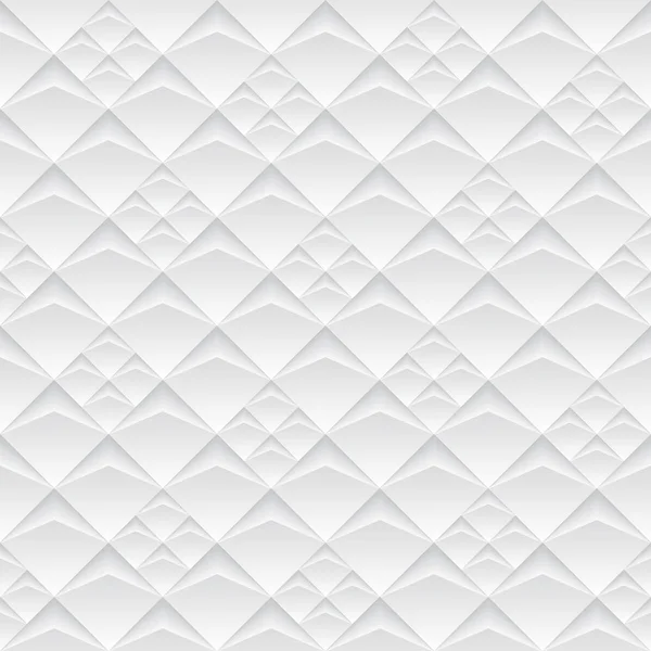 Seamless White Geometric Wide Texture Banner — 스톡 벡터