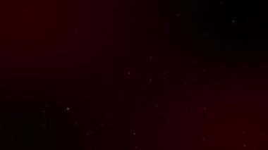 Altın Parlak Bokeh Parçacıkları Karanlık Arkaplan Karşısında Canlandırması