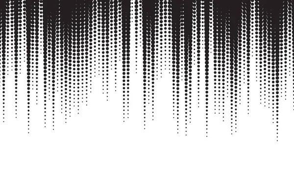 黒と白のハーフトーンの背景テクスチャ — ストックベクタ