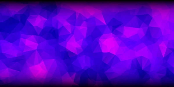 Fondo Bandera Poligonal Colores Azul Púrpura — Vector de stock