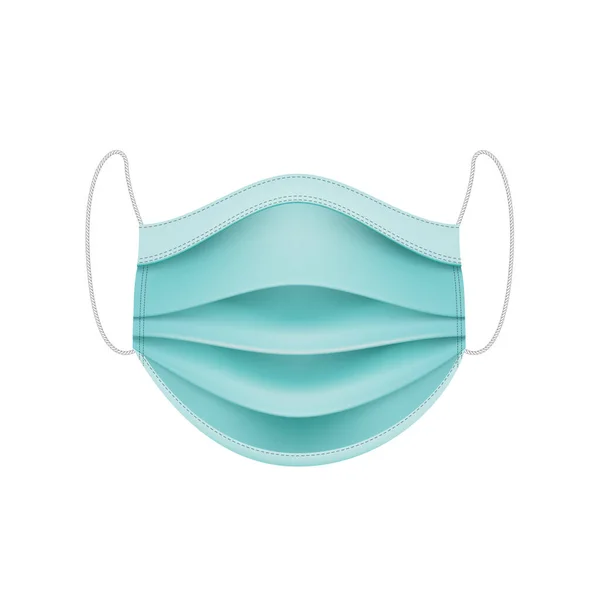 Máscara Protetora Conceito Coronavirus —  Vetores de Stock