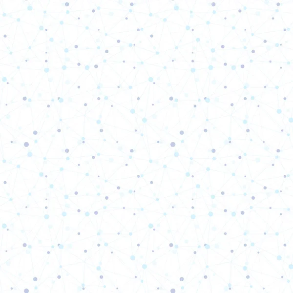 Naadloze Abstracte Blauwe Plexus Verbindingen Digitale Patroon Textuur — Stockvector