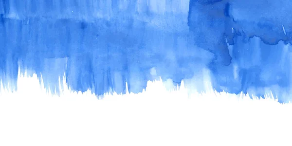 Blaues Aquarell Flecken Banner Design Element Vektorgrafiken