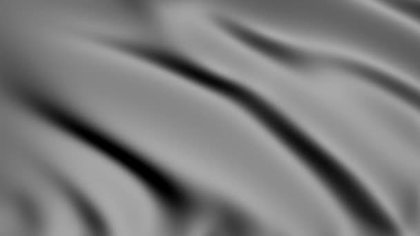 Циклическая Ткань Ткани Шелкового Фона Анимация — стоковое видео