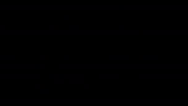 Lot de 10 différents éléments d'aquarelle - taches, pinceaux et éclaboussures en noir et blanc. Facile à changer de couleur. 4k est avec Alpha Channel .