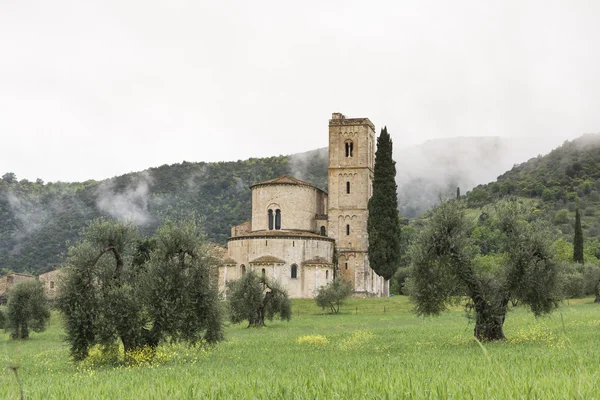 Santo Antimo na Toscana — Fotografia de Stock