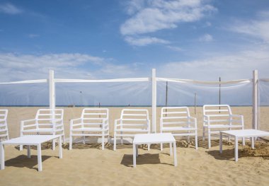 Güneşli bir gün Beach'te Rimini