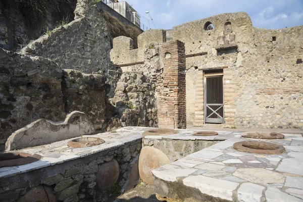 Ruínas de Herculano perto de Nápoles — Fotografia de Stock