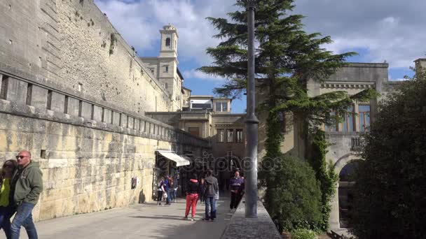 San Marino vista de rua — Vídeo de Stock