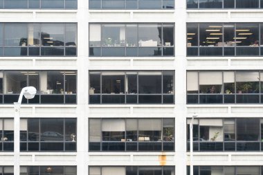 New York City, ABD - 6 Ağustos 2019: Bulutlu bir günde New York 'ta günlük yaşam.