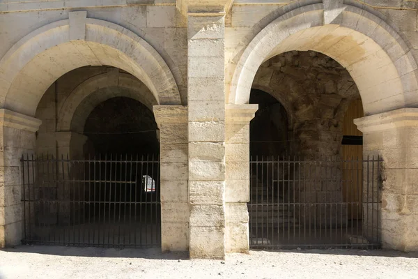 Arles France August 2016 Detail Some Arches Famous Arena Arles — Stock Photo, Image