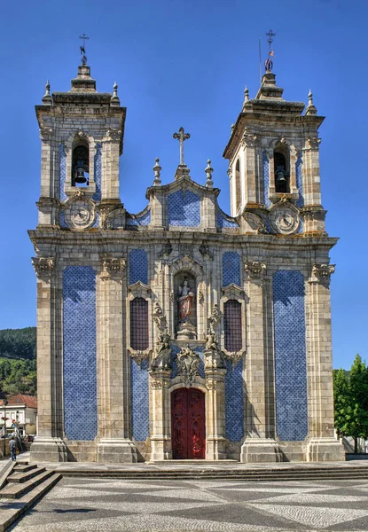 Церковь в стиле барокко в Рибейра-де-Пена — стоковое фото