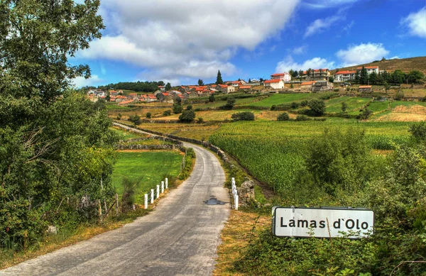 Pueblo rural de Lamas de Olo en Vila Real — Foto de Stock