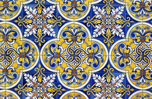 Azulejos tradicionais em Santa Eulália — Fotografia de Stock