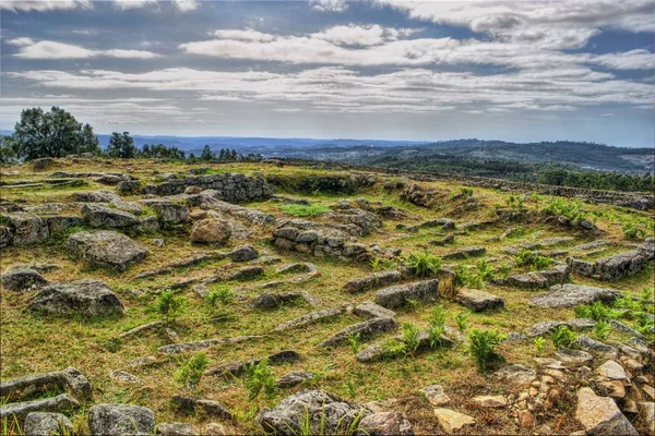 Urgeschichtliche Siedlung in sanfins de ferreira — Stockfoto