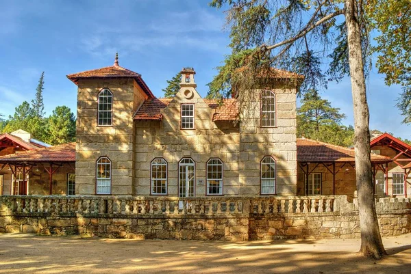 House in the garden — Stock Photo, Image