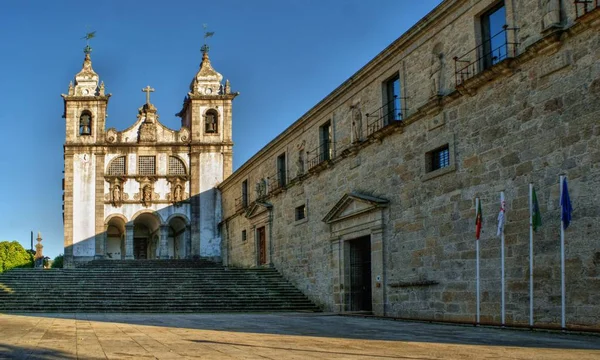 Santa Maria Bouro Kostel Amares Severně Portugalska — Stock fotografie