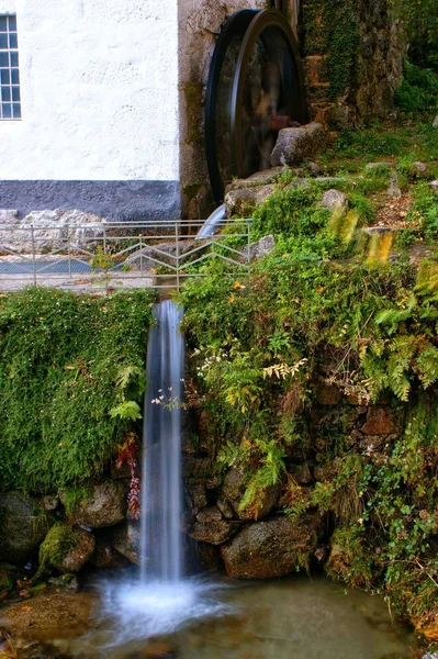 Vízesés Nemzeti Park Peneda Geres Portugália — Stock Fotó