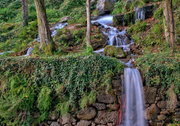 Cascade Dans Parc National Peneda Geres Portugal — Photo