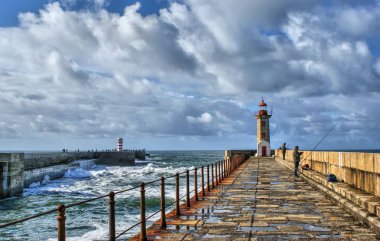 Foz do Douro deniz feneri, Oporto, Portekiz