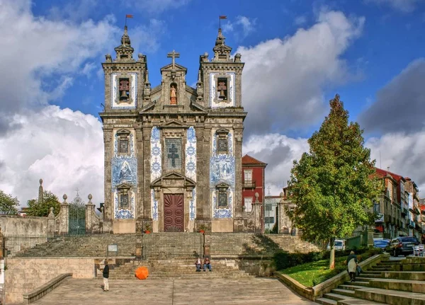 Церковь Святого Ильдефонсо Порту Португалия — стоковое фото