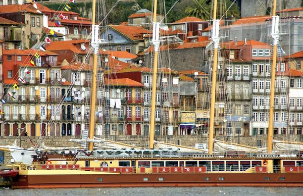 Vista Ribeira Porto Portugal — Fotografia de Stock