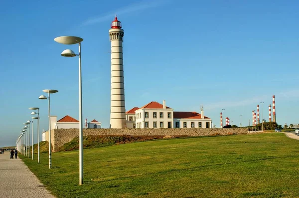 Farol Boa Nova Matosinhos Portugal — Fotografia de Stock