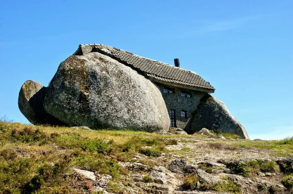 Casa Penedo Also Known Fafe Hobbit House Fafe Flinstones House — Stock Photo, Image