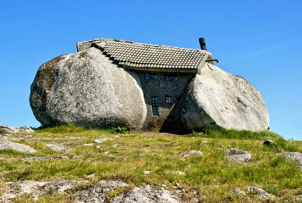 Casa Penedo Conosciuta Anche Come Fafe Hobbit House Fafe Flinstones — Foto Stock