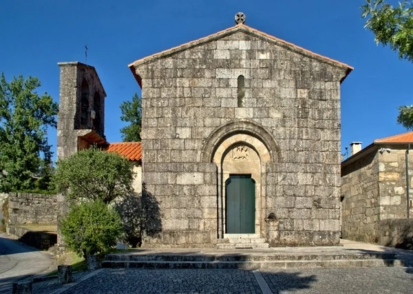 Románský Kostel Aroes Sao Romao Fafe Portugalsko — Stock fotografie