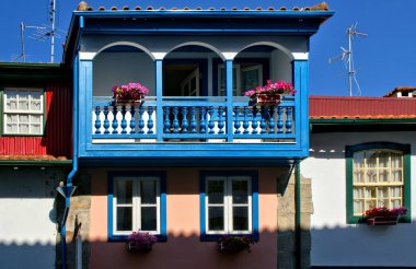 Portekiz, Chaves 'in tarihi merkezinde renkli evler