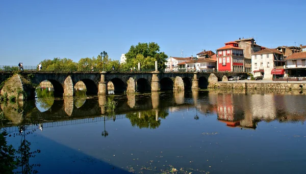 Romeinse Brug Van Trajano Chaves Portugal — Stockfoto