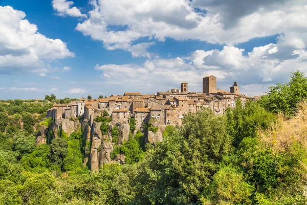 Cidade medieval de Vitorchiano em Lazio, Itália — Fotografia de Stock