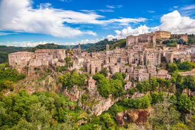 Sorano, Toskana, İtalya'nın antik kenti