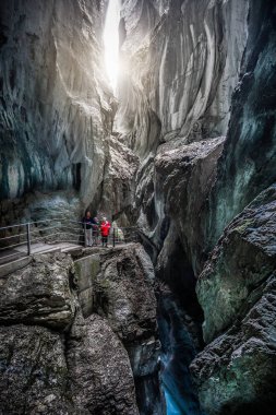 Rosenlaui buzul gorge, Bernese Alps, İsviçre