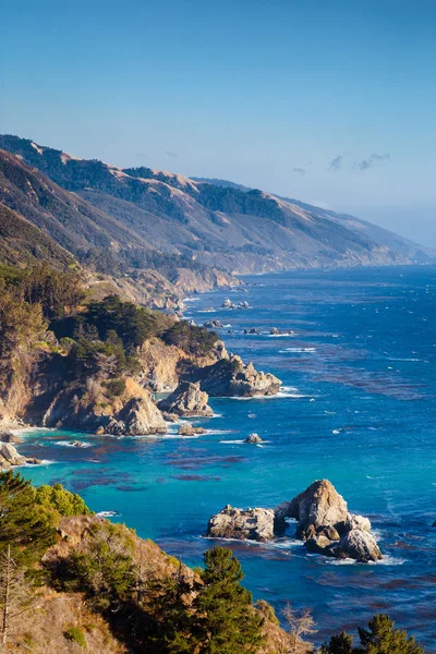 ビッグサー、カリフォルニア中央海岸、アメリカ合衆国 — ストック写真