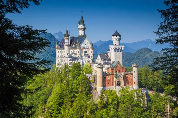 德国巴伐利亚Nuschwanstein城堡 — 图库照片