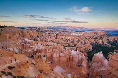 Bryce Canyon, günbatımı, Utah, ABD