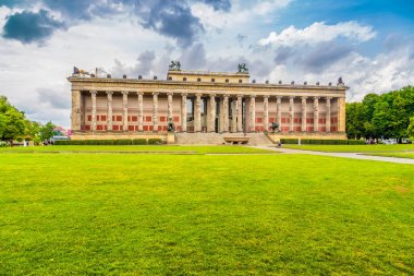 Altes Museum ile Lustgarten Park Yaz, Berlin, Almanya