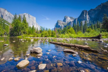 Yosemite National Park in summer, California, USA clipart