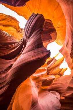 Antilop Kanyonu, Arizona, ABD şaşırtıcı kumtaşı oluşumları