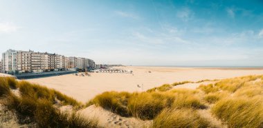 Zeebrugge plajı, Flanders bölgesi, Belçika