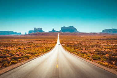 Monument Valley, Abd'de klasik otoyol manzarası
