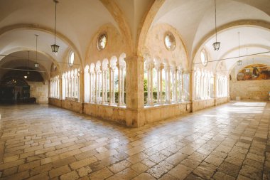 Courtyard of Franciscan Church and Monastery, Dubrovnik, Croatia clipart