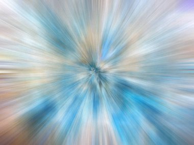   Soyut mavi gri yakınlaştırma efekti arka planı. Dijital olarak oluşturulmuş görüntü. Mavi ışık huzmeleri. Renkli radyal bulanıklık, hızlı zumlama hareketi, güneş patlaması ya da yıldız patlaması. Banner Arkaplanı için Kullan                                  